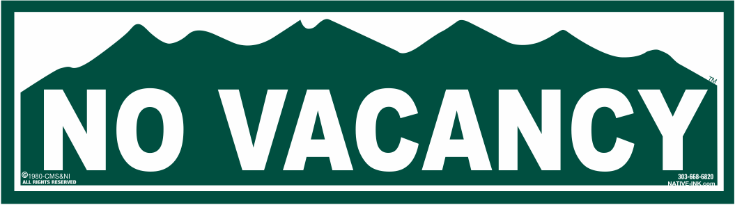 No Vacancy
